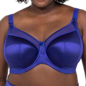 NWT - Goddess Keira Banded Underwire Bra GD6090 - 38J - Ultramarine Bright Blue